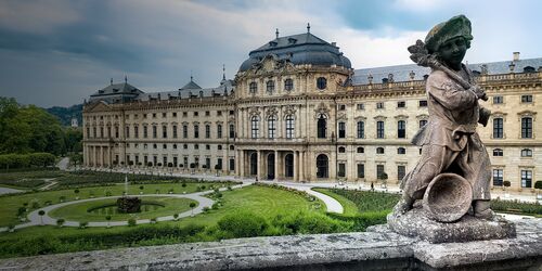 Blick auf die Würzburger Residenz