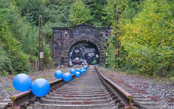 Schwarzkopftunnel an der alten Spessartrampe
