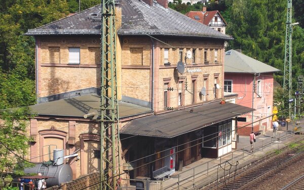 Bahnhof Heigenbrücken, Foto: Archäologisches Spessartprojekt