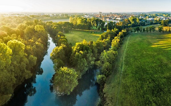 Flussdreieck bei Fürth