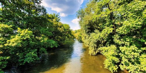 Zusammenfluss Pegnitz und Rednitz