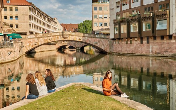 Sommer in Nürnberg, Pegnitz