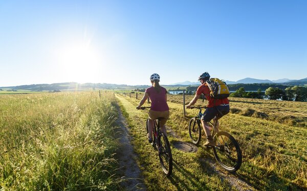 Radfahren im Blauen Land