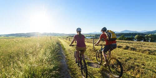 Radfahren im Blauen Land, Foto: Wolfgang Ehn