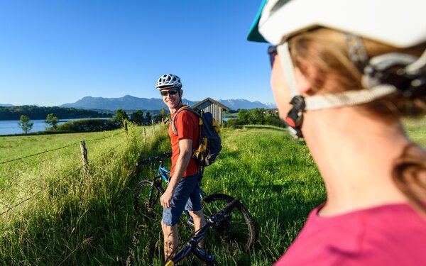 Radfahren im Blauen Land, Foto: Wolfgang Ehn