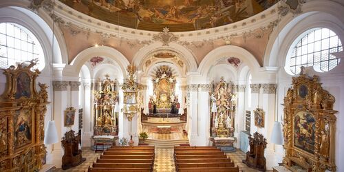 Innenansicht St. Nikolaus, Foto: Pfarreiengemeinschaft Murnau