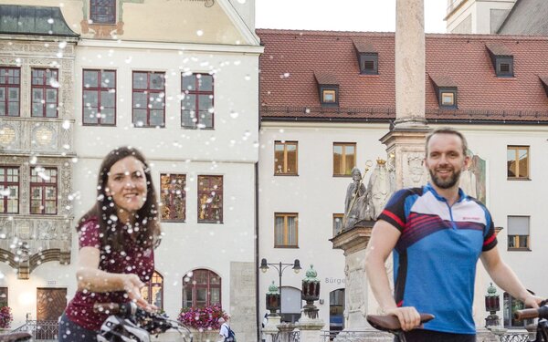 Am Freisinger Marienpaltz , Foto: Peter von Felbert, Lizenz: Copyright Tourismus Oberbayern München