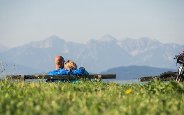 Panorama vom Auerberg im Pfaffenwinkel , Foto: Christoph Jorda