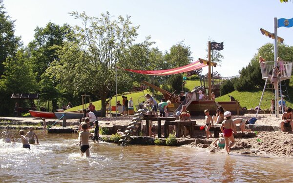 Wasserspass im Freizeitpark „Villeneuve-sur-Lot", Foto: Michael Tonn