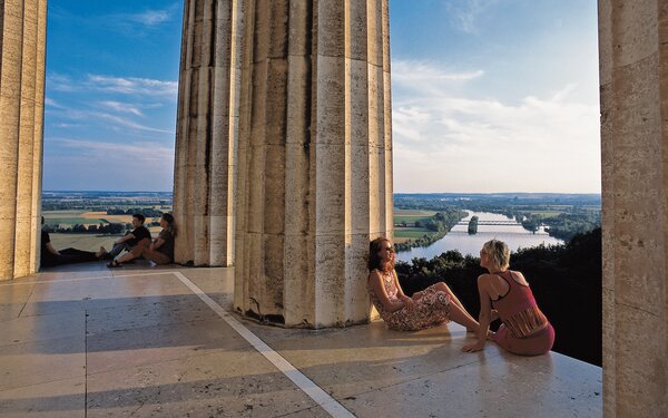 Ausblick Walhalla in Donaustauf