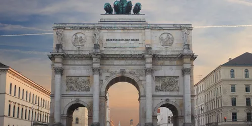 Siegestor in München, Foto: Peter Hutzler, Lizenz: München Tourismus