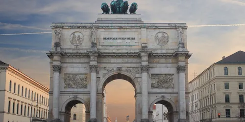 Siegestor in München, Foto: Peter Hutzler, Lizenz: München Tourismus