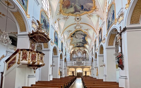 In der Klosterkirche des Klosters Scheyern, Foto: Uwe Miethe