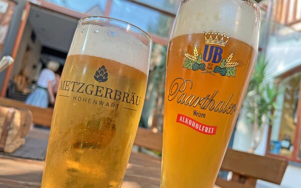 Im Biergarten des 