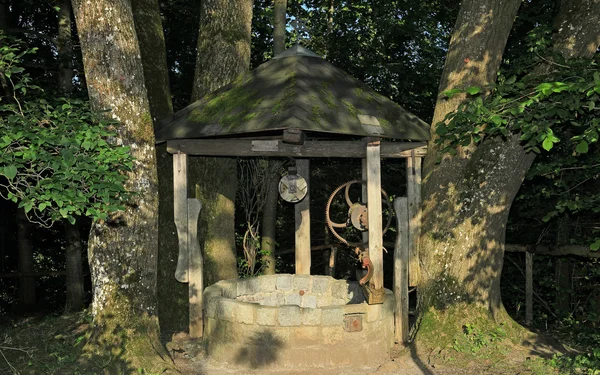 Burgruine Burg Kemnat, Kaufbeuren, Brunnen, Foto: Uwe Miethe