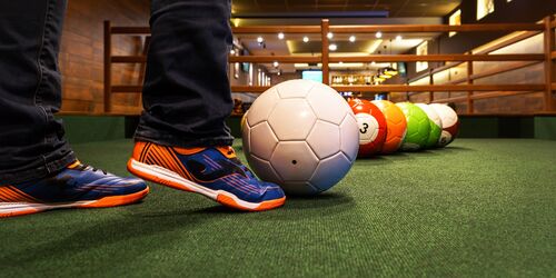 Bubble Soccer, Minigolf und Fußball-Billard in Fürth