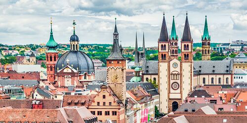 Luftaufnahme der Würzburger Altstadt