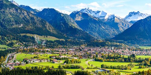 Oberstdorf im Allgäu und Nebelhornberge