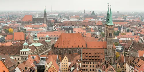 Aussicht von Kaiserburg Nürnberg