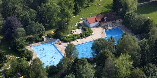 Luftaufnahme Freibad Sonnbüchl