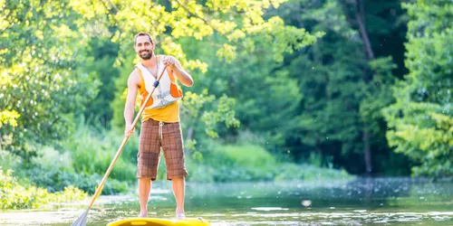 Stand-Up-Paddling in Nürnberg: Aktiv auf der Regnitz unterwegs