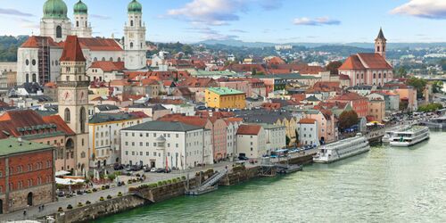 Passau, ein Spaziergang durch die Drei-Flüsse-Stadt
