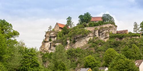 Blick auf Burg Pottenstein